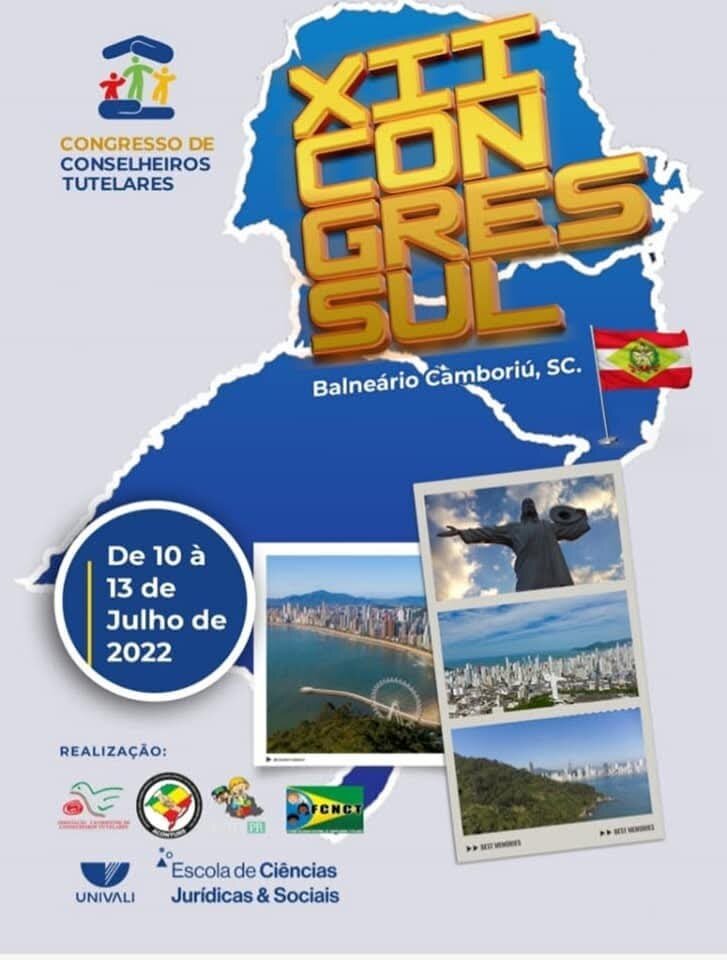 Panfleto do 12º Congressul em Balneário Camboriú